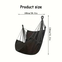 Silla De Hamaca De Tela Individual Con Base Antideslizante Y Bolsa De Almacenamiento Ideal Para Dormitorios Y Relajación - details 3