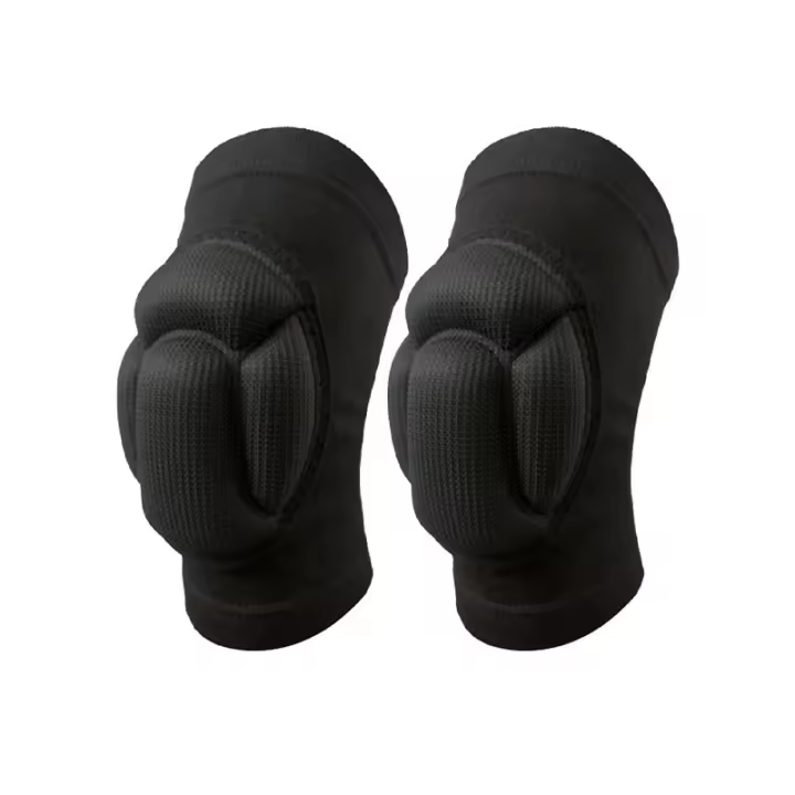 Protector De Rodilla Deportivo Elástico Y Grueso Para Protección Contra Colisiones Tamaño S M L XL Negro Para Baloncesto Y Voleibol - 1