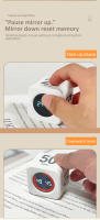 Timer Digital Visual Mini Cubo Recargable Con Sensor De Gravedad Y Pantalla LED Para Cocina Estudio Ducha 4 Tiempos Preset - details 3