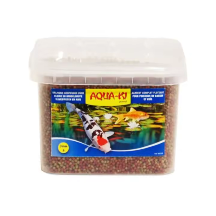 Aqua-Ki Azul 3 Mm para Peces 3.5L/1.225Kg - Alimento Nutritivo y Energético - 1