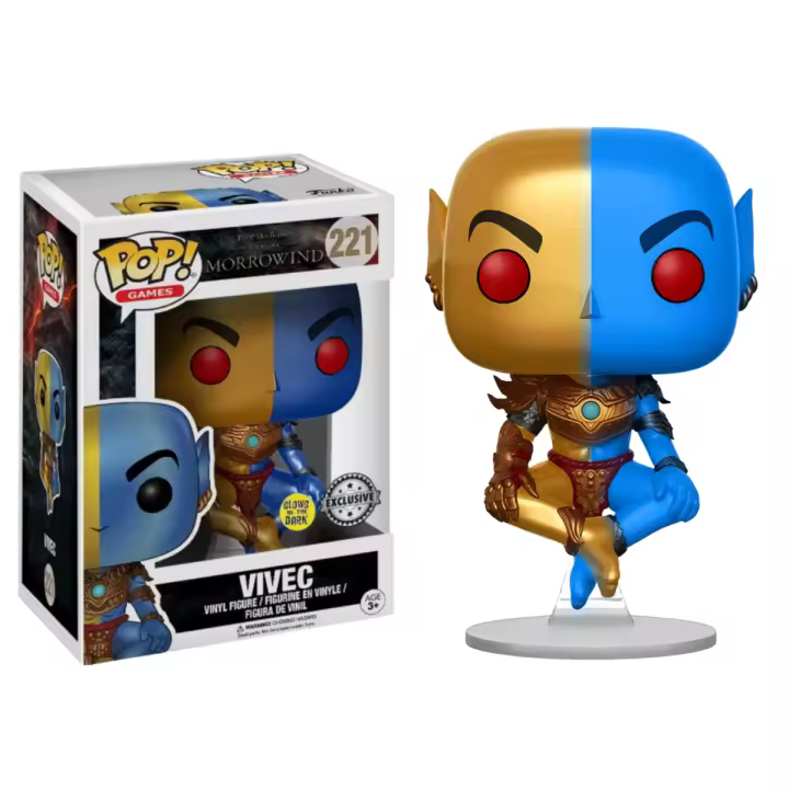 FUNKO POP! THE ELDER SCROLLS MORROWIND: VIVEC - EXCLUSIVO (GITD), 14819, Nº221, PRODUCTO CON LICENCIA OFICIAL - 1