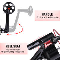 Carrete De Pesca Sougayilang 2000-7000 Aluminio 13+1BB Spool Max Drag 15kg Con Línea De Pesca 500m Para Oceanos Ríos Y Lago - details 7
