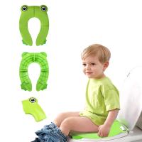 Cubierta De Inodoro Plegable Para Niños Alfombrilla De Baño Para Entrenamiento De Orina Viaje Potty Accesorios Para Niños Material Ecológico Plástico - details 3