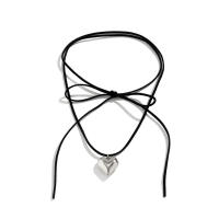 Collar Elegante Gótico Con Colgante De Corazón Para Mujer Ingemark Collares Nupciales Ajustable En Cadena Y2K Vintage Joyería - details 15