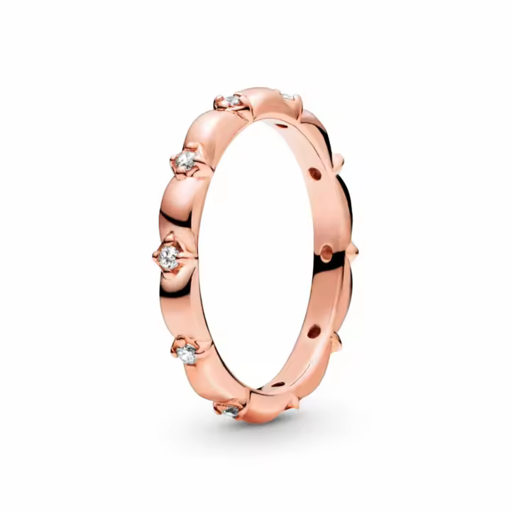 Anillo Pandora Rose Banda de Pétalos - 1