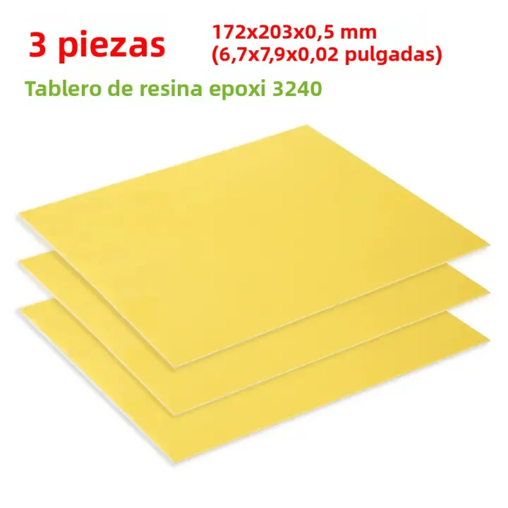 Placa De Epoxy Aislante 203x172x0.5mm Unida Para Batería Lifepo4 DIY 3.2V 280Ah 320Ah 310Ah 90Ah Adhesivo Para Pack De Baterías - 1