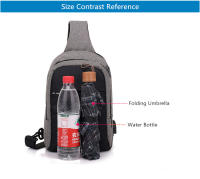 Bolsa De Hombro Pequeña Para Hombre Con Carga USB Impermeable Bolsa De Pecho Para Viaje Estilo Business Material Oxford - details 1