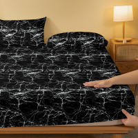 Sábana Ajustable Moderna Y Sencilla Con Impresión Mate Sin Pillowcases Incluidos Cobertura De Cama De Poliéster 100% - details 3