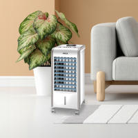 Ventilador enfriador 3 en 1 Jocca con función humidificador y repelente de mosquitos, 3 velocidades, aspas oscilantes 60°, depósito 3L, ruedas para fácil traslado, incluye 2 bloques de hielo, compacto, 80W, fácil limpieza. - details 0
