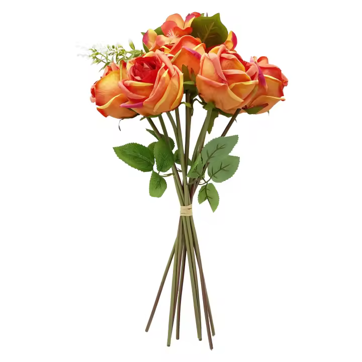 BOUQUET FLOR ARTIFICIAL 45CM  Ramo Artificial, Flores Artificiales Falsas Peonía para Decoración Ramo de Novia de Seda para la Decoración del Jardín de la Fiesta del Hogar, Centros de Mesa, Arreglos Florales - 1