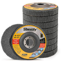 Rueda De Polishing De Nylon Fibra 115mm 4.5" Para Mecánica Y Metalurgia Discos De Grano 600 Para Deburring Y Eliminación De Oxydación - details 8