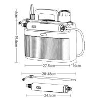 Botella De Riego Eléctrica 5L Con Rojellador Automático Tipo-C Recargable Dispensador De Desinfección Y Pesticidas - details 8