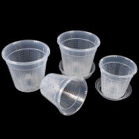 Maceta De Jardín Para El Hogar Con Agujeros Para Drenaje Transparente Y Holes Baskets De Plástico Accesorios Para Flores Respirables Para Orquídeas - details 2