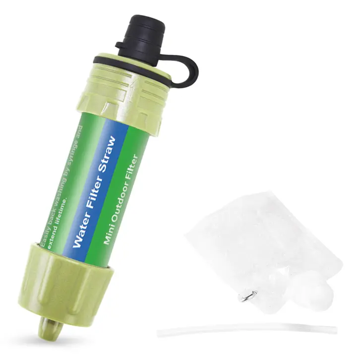 Filtro De Agua Portátil Para Exteriores 1/2pcs Sistema De Filtro De Agua Para Emergencias Viajes Camping Purificador De Agua - 1