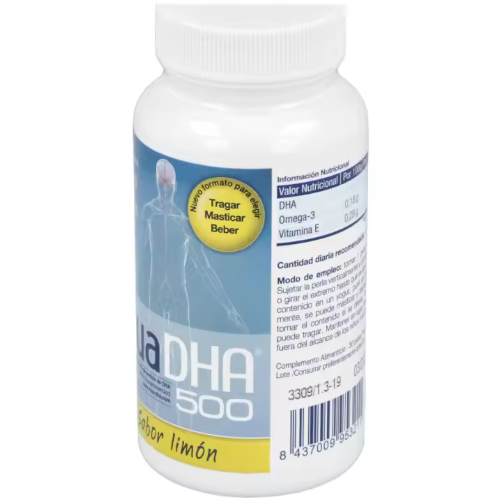 Nuadha 500 Mg  Limon 60 Caps Masticables - 1
