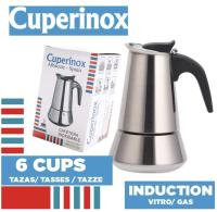 Cafetera Italiana Cuperinox para Inducción 2, 4, 6,10 y 12 Tazas Exprés Gas y Vitrocerámica Inox Lavavajillas - details 8
