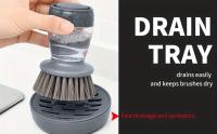 Cepillo De Limpieza Automático Para Cocina Y Lavado De Macetas Cepillo Vertical Para Perezosos Herramienta Doméstica Para Limpieza - details 3