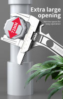 Llave De Baño Ajustable 1pc Herramienta Multifuncional Para Cocina Y Baño Mantenimiento De Calentadores De Agua Y Tuberías - details 0