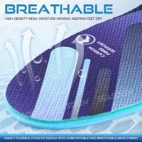 Plantilla de Fibra de Carbono Poron Amortiguación talón Arco de Apoyo Plantillas de zapatos Pad Running Sport Zapato Insertar tamaño 35-48 - details 3