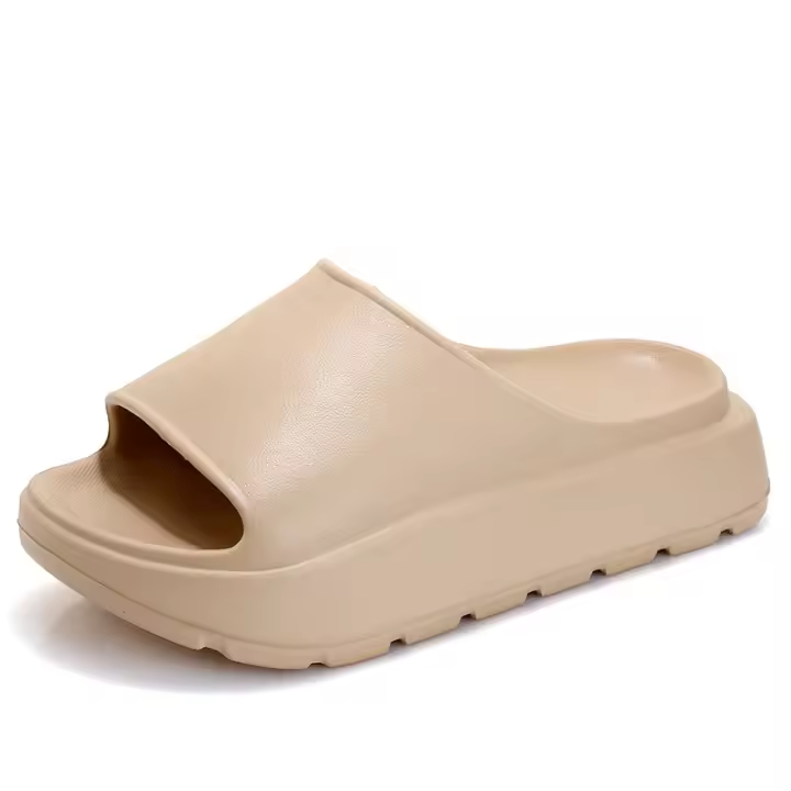 Nuevos Sandalias De Verano Para Mujer 2024 Zapatillas De Playa Cuadradas Con Plataforma Y Tacón Bajo Material Superior EVA Suela Gruesa Zapatos Casuales Para Parejas - 1