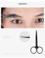 Juego De 2-17 Piezas Afeitadora De Cejas Cepillo Afeitadora De Cejas Tijeras Y Pinzas Herramientas De Maquillaje De Acero Inoxidable - details 1