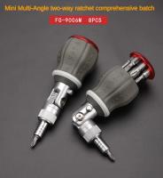 Destornillador Ratchet Multifuncional 8-en-1 Ajustable a 180 Grados Para Mantenimiento Doméstico Mini Con Mango Y Acero De Aluminio Magnético - details 0
