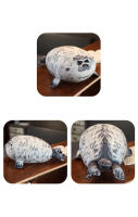 Peluche De Seal De 3D Angry Blob Cojín De Descanso Para Bebés Juguete De Lobo Marino Suave Relleno De Algodón PP Regalos Para Niñas Y Niños - details 11