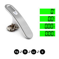 Báscula Digital Portátil 50kg X 10g Pantalla LCD Esterilla De Viaje Para Maletas Y Cocina Material De Acero Inoxidable Fuente De Alimentación Batería - details 3