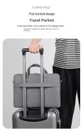 Bolso De Hombro Para Laptop QINNXER 15.6 Pulgadas Portátil Para Hombres Y Mujeres Bolsa De Hombro Para Portátiles De 13/14/15 Pulgadas Estilo Business - details 9