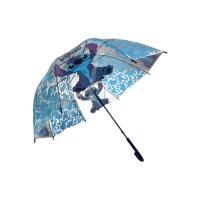 stitch paraguas transparente/polyester azul automatico 48cm-disney - details 0