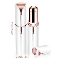 1pc Epilador Eléctrico Portátil Para Mujeres USB Remoción De Vello Facial Painless Para Bikini Labios Y Barba - details 3