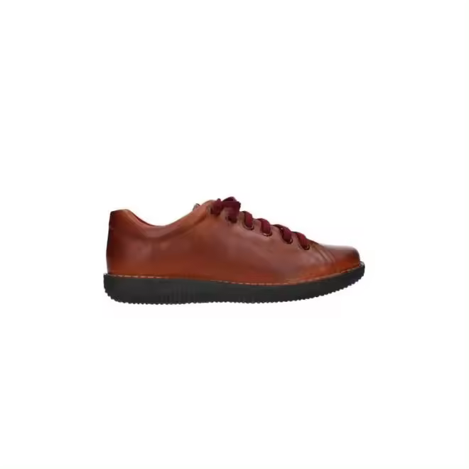 Zapato Piel Plano Mujer Chacal 4800 - Piel Genuina - Cordones Ajustables - Suela Cosida - Confortable para Uso Diario - Fabricado en España - 1