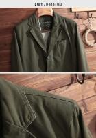 Nueva Chaqueta De Estilo Italiano Para Hombre plus Size Elegante Y Casual Con Tres Botones Cuello En V Para Negocios - details 10