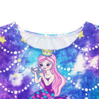 3PCS Traje De Sirena Para Niñas Traje De Baño Princesa Conjunto De Natación Polyester Elastane Estilo Mermaid Summer Swimable - details 28