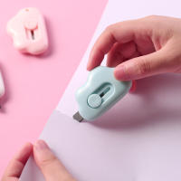 Cuchillo Extendible Y Portátil Mini Nube Arte Para Cortar Papel Ideal Para Abrir Paquetes Y Cajas Oficina Doble Facede - details 6