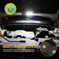 Lámpara De Trabajo LED COB Manillar Portátil Con Gancho Magnético Recargable USB Luz De Fosa Para Camping Y Reparación De Talleres - details 7