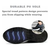 Zapatos de seuridad para hombre y Mujer, zapatillas de seuridad antideslizantes, Luces, comodas, Suela Blanca - details 4