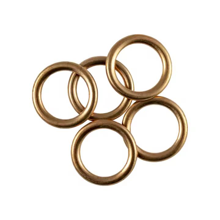 10 JUNTAS O ARANDELAS DE COBRE PARA CARTER 16X22X2 MM - 1