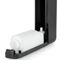 Dispensador de jabón Manual de 300 ml ABS with Prensa Para Montaje en pared Receptacle Para Gel de Ducha Para El Hogar, Hotel Negro - details 1