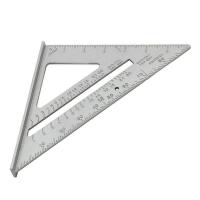 Regla De Ángulo Triangular De 90 Grados De Aleación De Aluminio Regla De Medición Para Carpintero Regla De Trabajo Con Tres Lados Para El Hogar Y Jardín - details 4