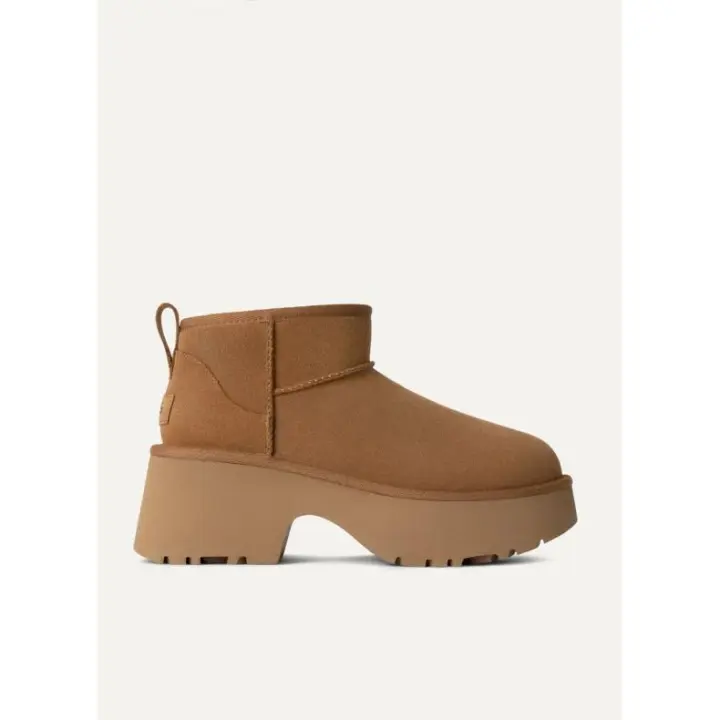 Botín Ugg Classic Ultra Mini New cuero - 1