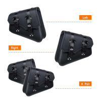 Bolsas De Sillín Universal Para Motocicleta De Cuero PU Con Portabotellas Impermeables Para Cafe Racer Equipaje De Cruzer Custom - details 2
