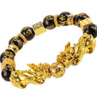 Pulsera De Hombre Volcánico De Piedra Volcánica Pulverizada Con Cruz Corona Negra Hematita Perla Pulsera De Buda Tíbetano Cadena De Muñeca Joyería De Moda Vintage - details 3