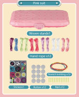 Kit De Manualidades Para Hacer Pulseras De Amistad DIY Juguete Hecho a Mano Para Niñas Mayores De 6 Años Regalo De Cumpleaños Y Navidad - details 11