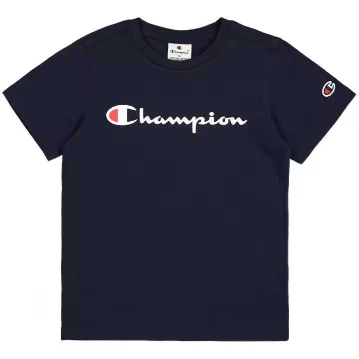 Camiseta de Manga Corta Champion Crewneck para niños unisex en color azul - 1