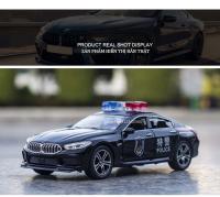 Coche De Policía M8 a Escala 1/32 En Metal Con Retroceso Pull Back Vehículo De Simulación Abre Puertas Juguete Para Colección Y Regalo Para Niños - details 9