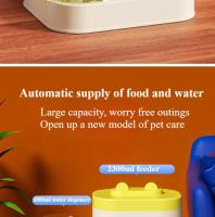 Tazón De Alimentos Para Perros Y Gatos Gran Capacidad Con Dispensador De Agua Integrado Almacenamiento Y Distribución De Alimentos Para Mascotas - details 4