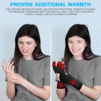 Guantes De Compresión De Cobre Para Artritis Mejora El Alivio Del Dolor De La Articulación Y Alivia Las Doloridas En El Síndrome Del Túnel Carpiano Guantes De Compresión De Cobre Para Mujer Talla Grande - details 19