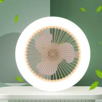 Ventilador de techo LED con luces, lámpara de techo de 30 W con ventilador y control remoto, temporizador, LED regulable de 3 colores, 3 velocidades para espacios pequeños, dormitorio, casa, oficina - details 4