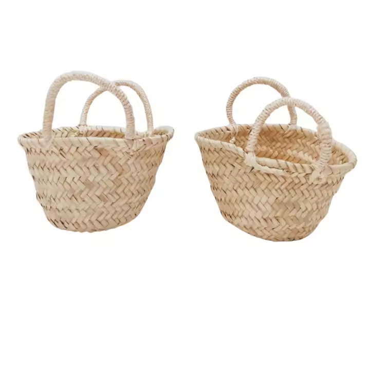 Pack 1,2,8 y 10 Mini Capazitos Cestas Perfecto Para Bodas y Comuniones Medidas 16 cm de Ancho x 18 cm de Alto x 10 cm Base - 1